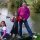 Feeding the ducks at Pioneer park